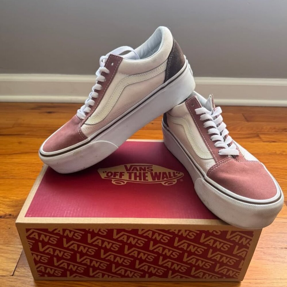 Platform Suede Multi-color Vans